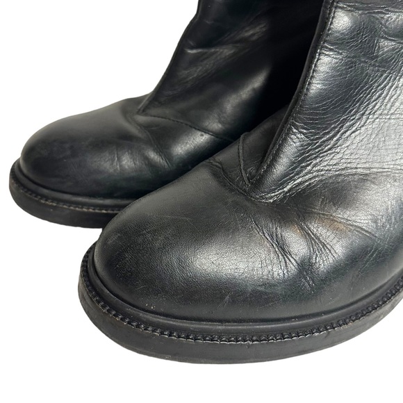 Maison Martin Margiela Leather Side Zip Ankle Boot Size 9 - Picture 2 of 8